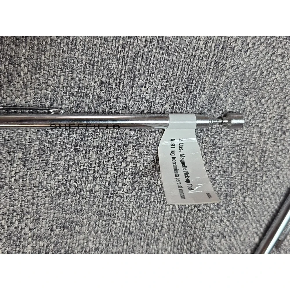 Sheffield 2 PC Magnetic Telescoping Pick-Up Tool Pocket Clip 2 Lb Sliver